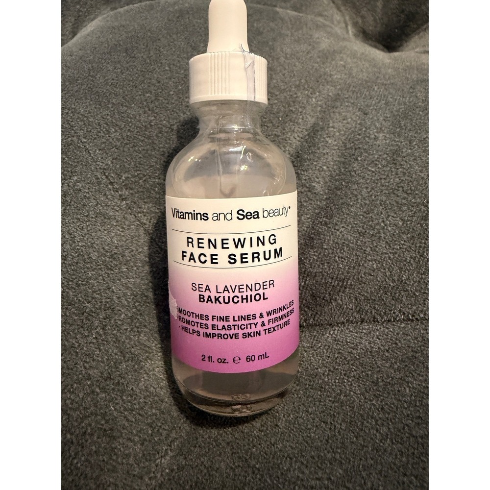Vitamins and Sea Beauty Renewing Face Serum Sea Lavender Bakuchiol 2 fl oz 60 mL